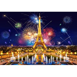 Castorland (103997) - "Glamour of the Night, Paris" - 1000 piezas