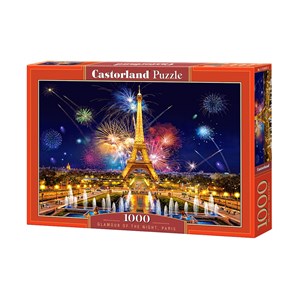 Castorland (103997) - "Glamour of the Night, Paris" - 1000 piezas