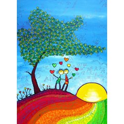 Grafika Kids (01715) - Anne Poire, Patrick Guallino: "Signes et Sillons de Bonheur" - 300 piezas