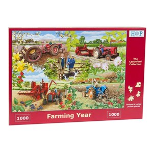 The House of Puzzles (4005) - "Farming Year" - 1000 piezas