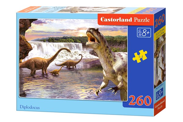 Castorland (B-26999) - "Dinosaurs, Diplodocus" - 260 piezas