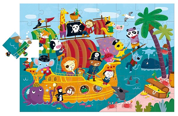 Ludattica (47222) - "Pirates" - 48 piezas