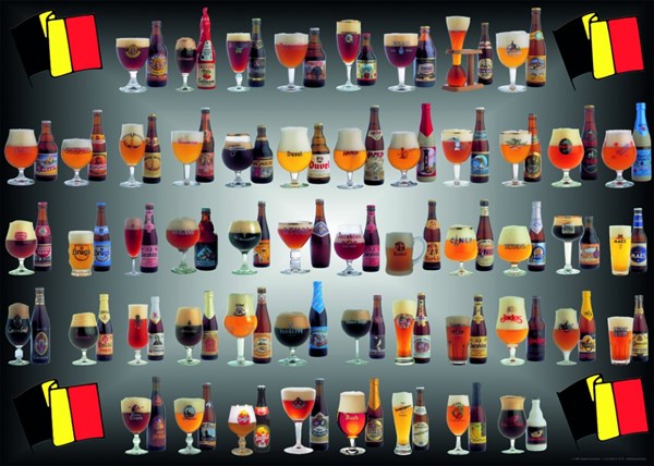 PuzzelMan (095) - "Belgian beers" - 1000 piezas