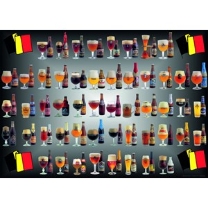 PuzzelMan (095) - "Belgian beers" - 1000 piezas