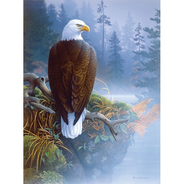SunsOut (49032) - Jerry Gadamus: "Eagle in the Mist" - 1000 piezas