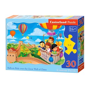 Castorland (B-03648) - "Balloon Ride over the Grat Wall of China" - 30 piezas