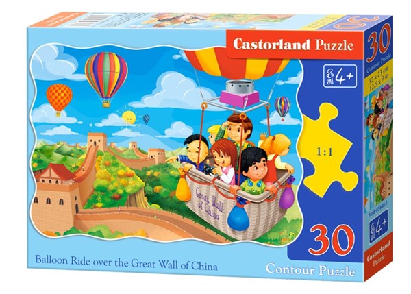 Castorland (B-03648) - "Balloon Ride over the Grat Wall of China" - 30 piezas