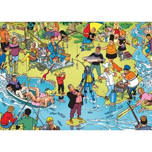 PuzzelMan (119) - Willems Wereld: "Fishing" - 1000 piezas