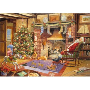 The House of Puzzles (1158) - "Christmas Collectors Edition No.1, Caught Napping" - 1000 piezas
