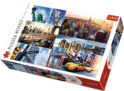 Trefl (45006) - "New York, Collage" - 4000 piezas