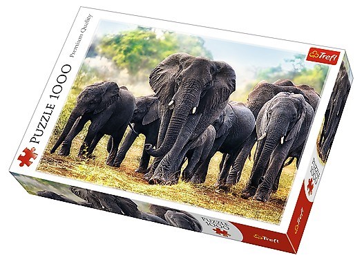 Trefl (10442) - "African Elephants" - 1000 piezas