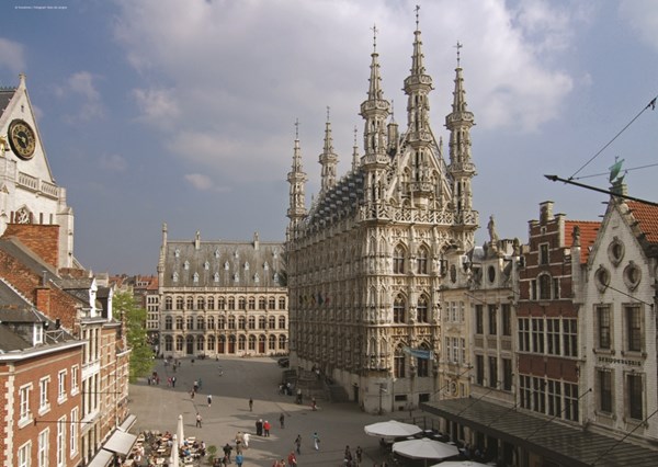 PuzzelMan (409) - "Belgium, Louvain" - 1000 piezas