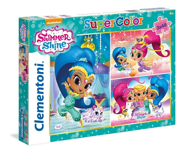 Clementoni (25218) - "Shimmer & Shine" - 48 piezas