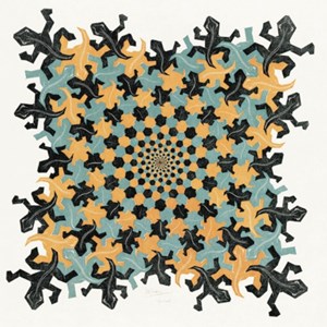PuzzelMan (844) - M. C. Escher: "From Small to Large" - 210 piezas