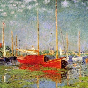 Puzzle Michele Wilson (Z47) - Claude Monet: "The Red Boats" - 30 piezas