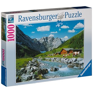 Ravensburger (19216) - "Karwendel Mountains, Austria" - 1000 piezas