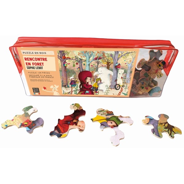 Puzzle Michele Wilson (W308-24) - "Encounter in the forest" - 24 piezas