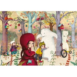 Puzzle Michele Wilson (W308-24) - "Encounter in the forest" - 24 piezas