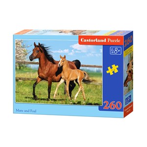 Castorland (B-27064) - "The Mare and her foal" - 260 piezas