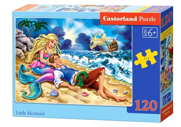 Castorland (B-13388) - "Little Mermaid" - 120 piezas