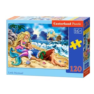 Castorland (B-13388) - "Little Mermaid" - 120 piezas