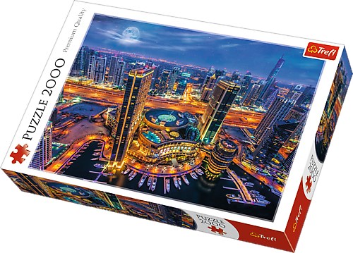 Trefl (27094) - "Lights of Dubai" - 2000 piezas
