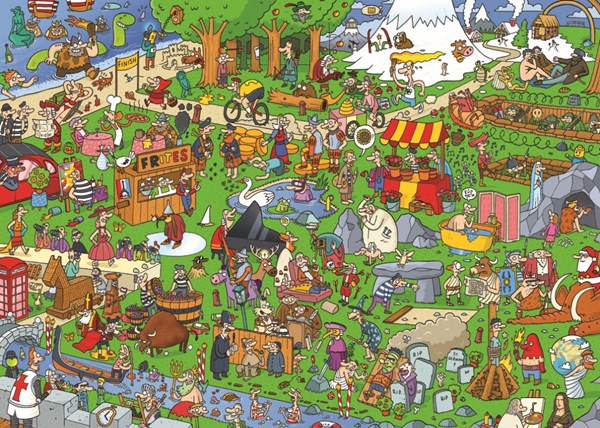 PuzzelMan (121) - "Each his own Europe" - 1000 piezas