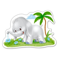 Castorland (B-005017) - "African Animals" - 3 4 6 9 piezas