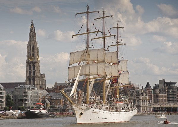 PuzzelMan (405) - "Belgium, Antwerp" - 1000 piezas