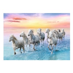 Trefl (37289) - "Galloping White Horses" - 500 piezas