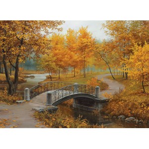 Eurographics (6000-0979) - Eugene Lushpin: "Autumn in an Old Park" - 1000 piezas