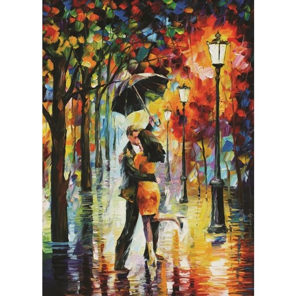 PuzzelMan (789) - Leonid Afremov: "Dance Under The Rain" - 1000 piezas