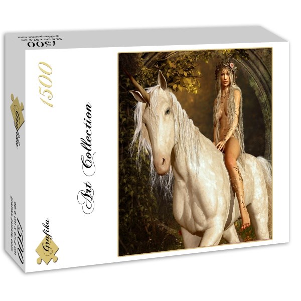 Grafika (00801) - "Unicorn and Elf" - 1500 piezas