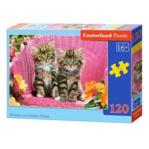 Castorland (B-13357) - "Kittens" - 120 piezas