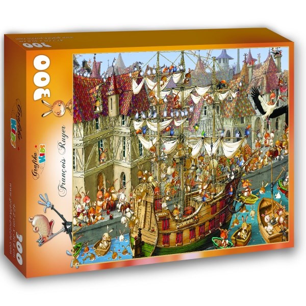 Grafika Kids (00904) - François Ruyer: "Rabbits!" - 300 piezas