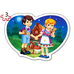 Castorland (B-005062) - "Fairytales Friends" - 3 4 6 9 piezas