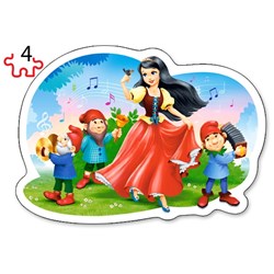 Castorland (B-005062) - "Fairytales Friends" - 3 4 6 9 piezas