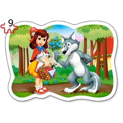 Castorland (B-005062) - "Fairytales Friends" - 3 4 6 9 piezas