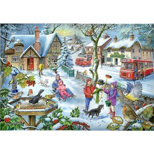 The House of Puzzles (2728) - "In The Snow" - 1000 piezas