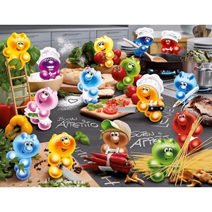 Ravensburger (16608) - "Kitchen Rush" - 2000 piezas