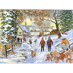 The House of Puzzles (4388) - "Snowy Walk" - 500 piezas