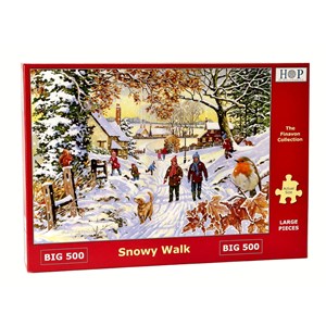 The House of Puzzles (4388) - "Snowy Walk" - 500 piezas