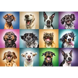 Trefl (10462) - "Funny Dog Portraits" - 1000 piezas