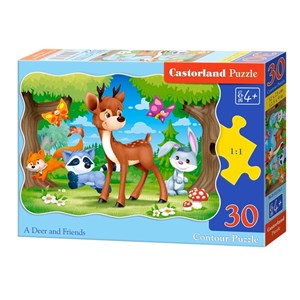 Castorland (B-03570) - "A Deer and Friends" - 30 piezas
