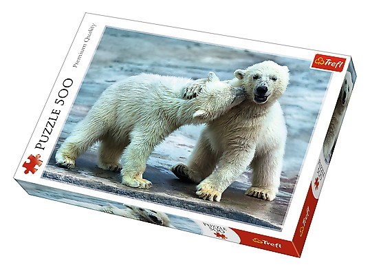 Trefl (37270) - "Polar bears" - 500 piezas