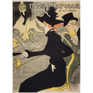 Grafika Kids (00453) - Henri de Toulouse-Lautrec: "Divan Japonais, 1892-1893" - 300 piezas