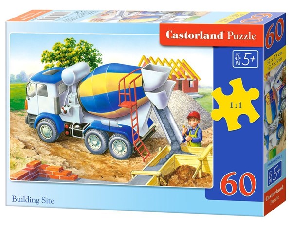 Castorland (B-06618) - "Construction site" - 60 piezas