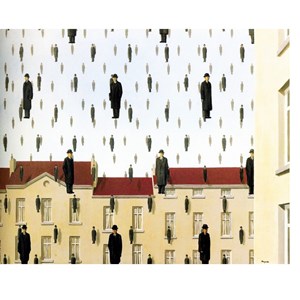 Puzzle Michele Wilson (A550-80) - Rene Magritte: "Golconde, 1953" - 80 piezas