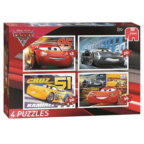 Jumbo (19613) - "Cars 3" - 12 20 30 36 piezas