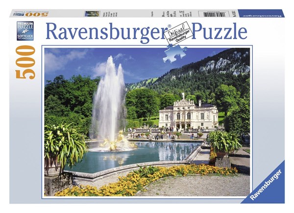 Ravensburger (14255) - "Linderhof Palace, Germany" - 500 piezas